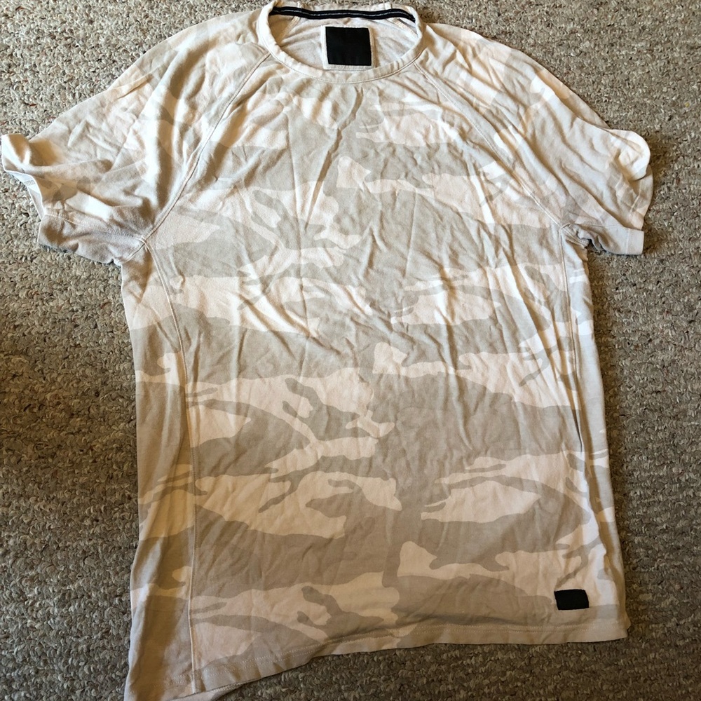 Army Print Basic T-Shirt